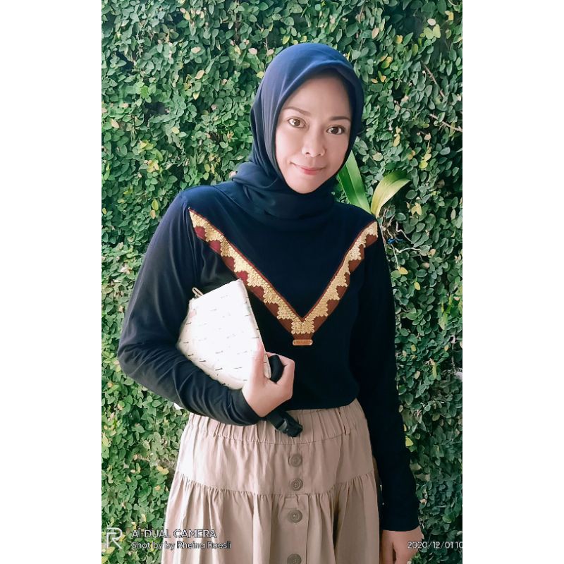 [COD] Kaos Tapis Lampung Unisex Lengan Panjang V BISBAN