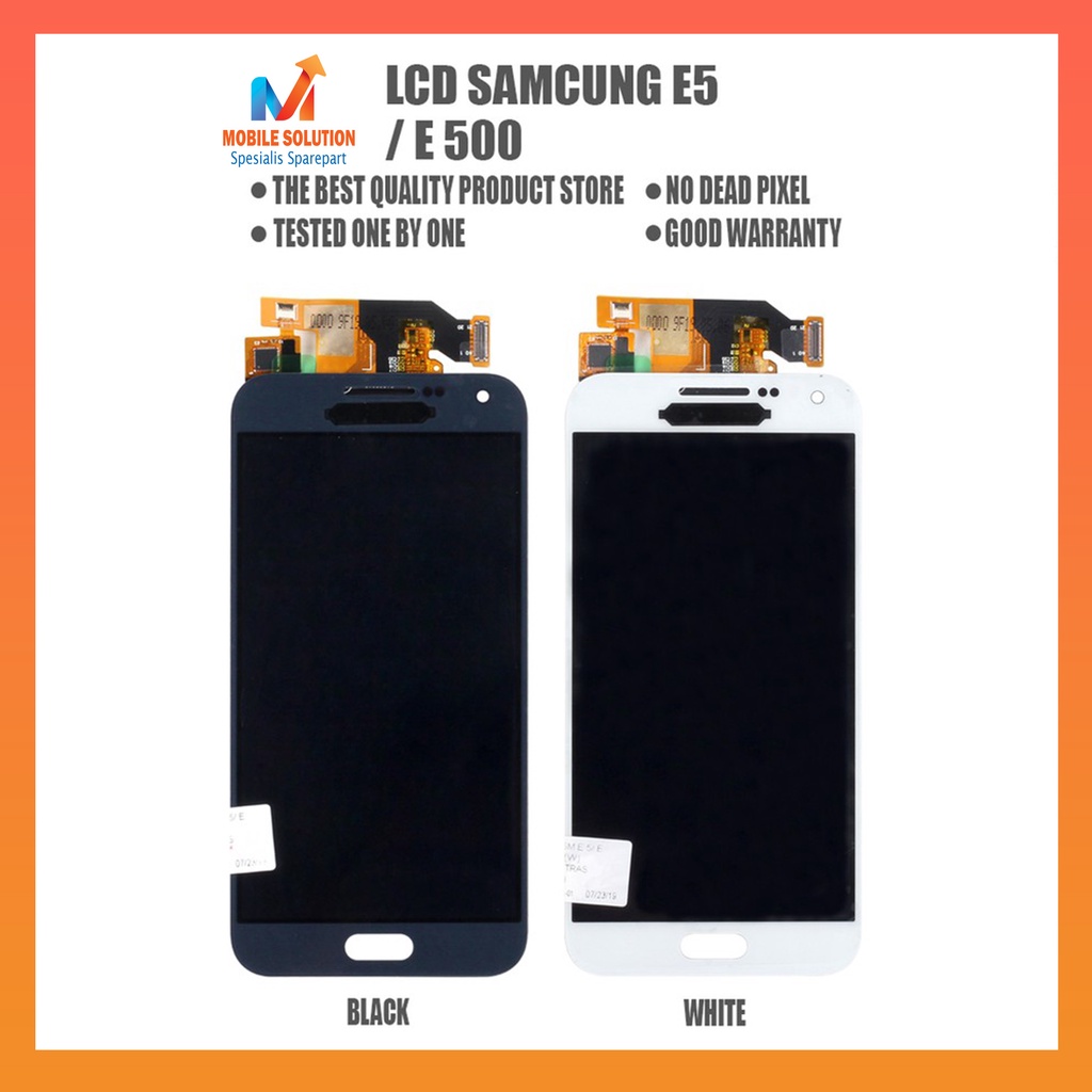 Grosir LCD Samsung E5 E500 ORIGINAL super 100% Fullset Touchscreen Garansi 1 Bulan + Packing / Bubble