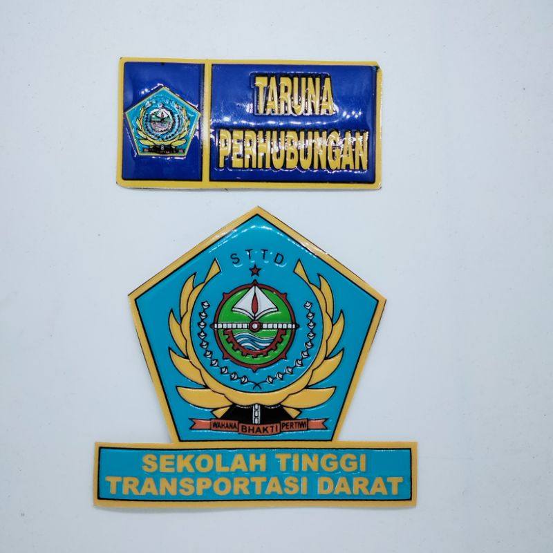 Sticker STTD / Sticker Embos STTD / Sticker Logo STTD / Sekolah Tinggi Transportasi Darat / Transpor