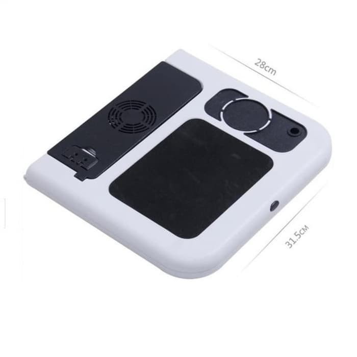 MEJA LAPTOP LIPAT PORTABLE DENGAN KIPAS PENDINGIN