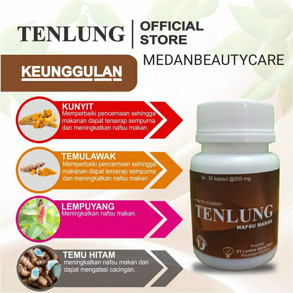 Tenlung Nafsu Makan isi 30 kapsul