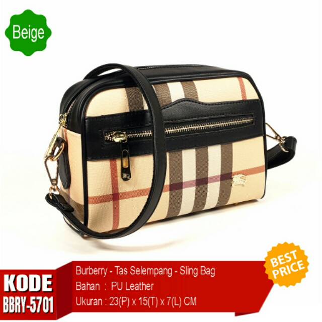 BURBERRY SLINGBAG IMPORT, TAS SELEMPANG 100% IMPORT QUALITY.