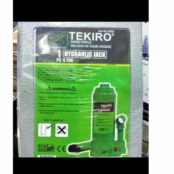 dongkrak botol tekiro 6 ton