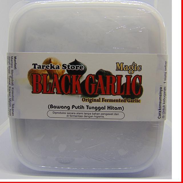 ✹ BAWANG PUTIH HITAM TUNGGAL 1,6 ONS - BAWANG HITAM LANANG -BLACK GARLIC ✥