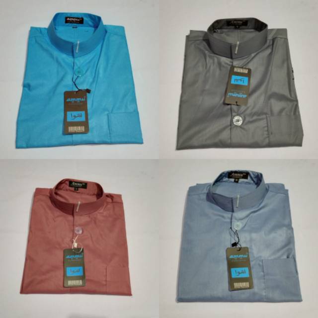 Ammu Original Asli Baju Koko Salaf Ammu Haibah Pakaian Muslim Majelis Santri Habaib Ustadz Habib