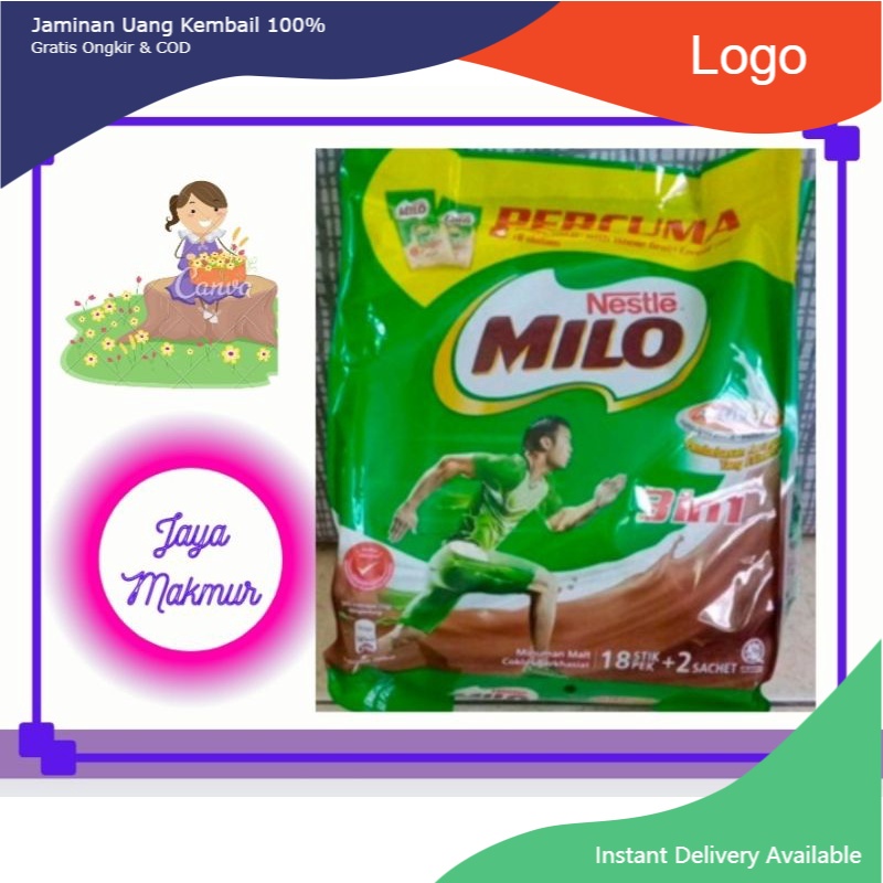 

Milo Malaysia 3 in 1 18+2s Quaker Murah