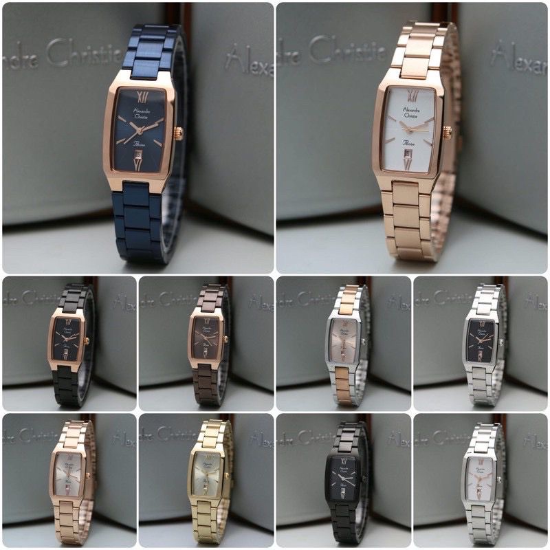 Jam Tangan Wanita Alexandre Christie AC 2455 Original Garansi Resmi 1 Tahun