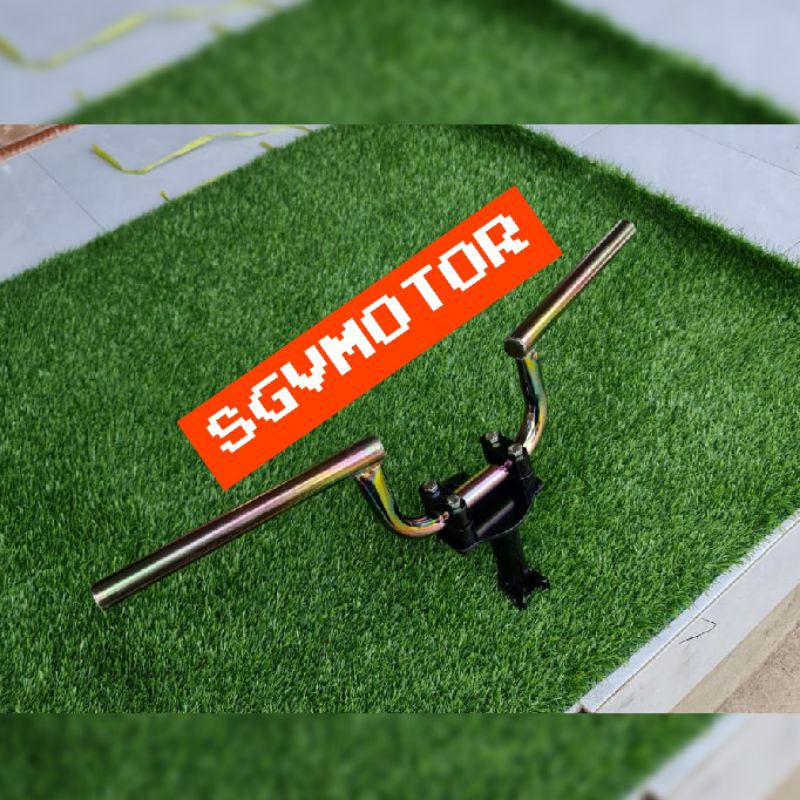 dudukan tatakan stang sprinter tinggi two tone mio soul karbu