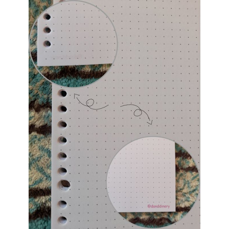 

[DANDDINERY] Loose Leaf Dotted A5 (50 Lembar)