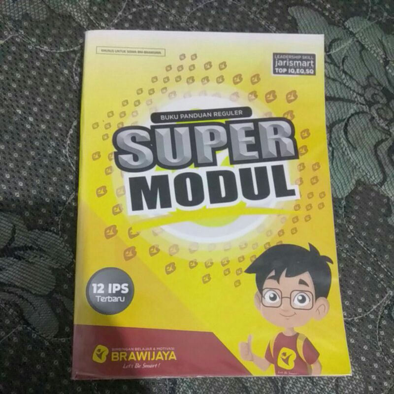 preloved buku panduan super modul 12 IPS terbaru bimbel les brawijaya soshum sbmptn original