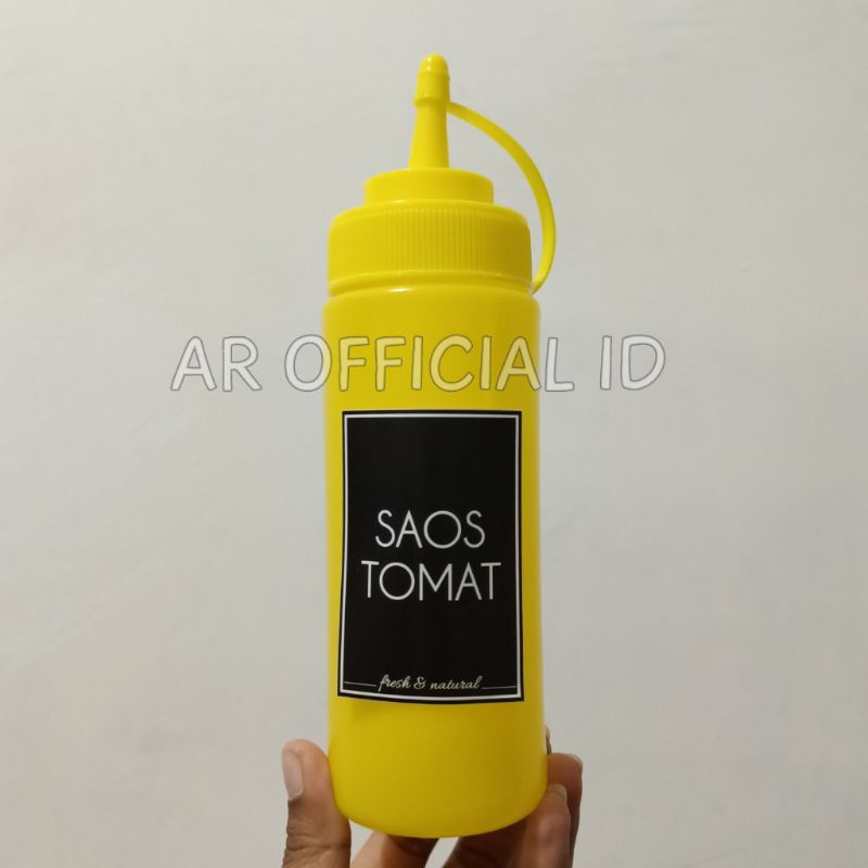 Ar Botol Kecap Saos Stiker Perlengkapan Rumah