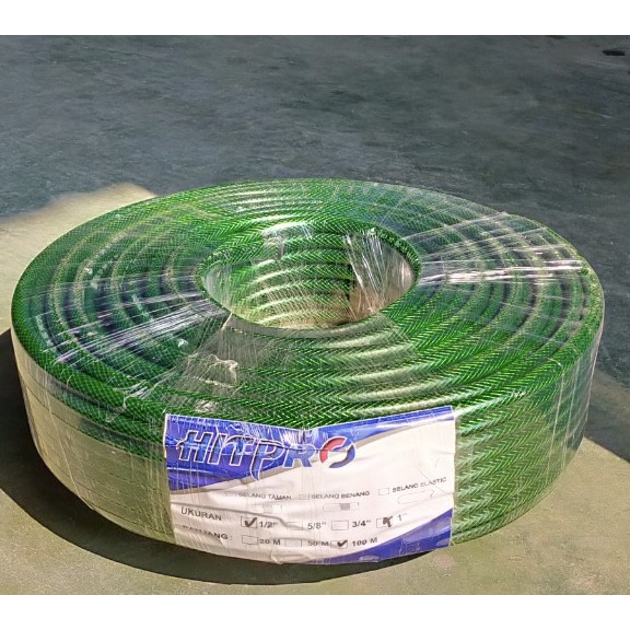 Selang Air Hijau 20 METER Ukuran 1/2 5/8 3/4 Selang Air Anti Lumut / Selang Taman Murah Anti Tekuk