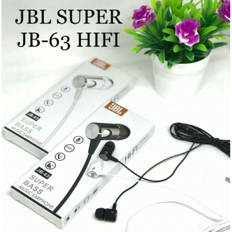 Handsfree Headset JBL Earphone JB-63 Handsfree Headset JBL Earphone