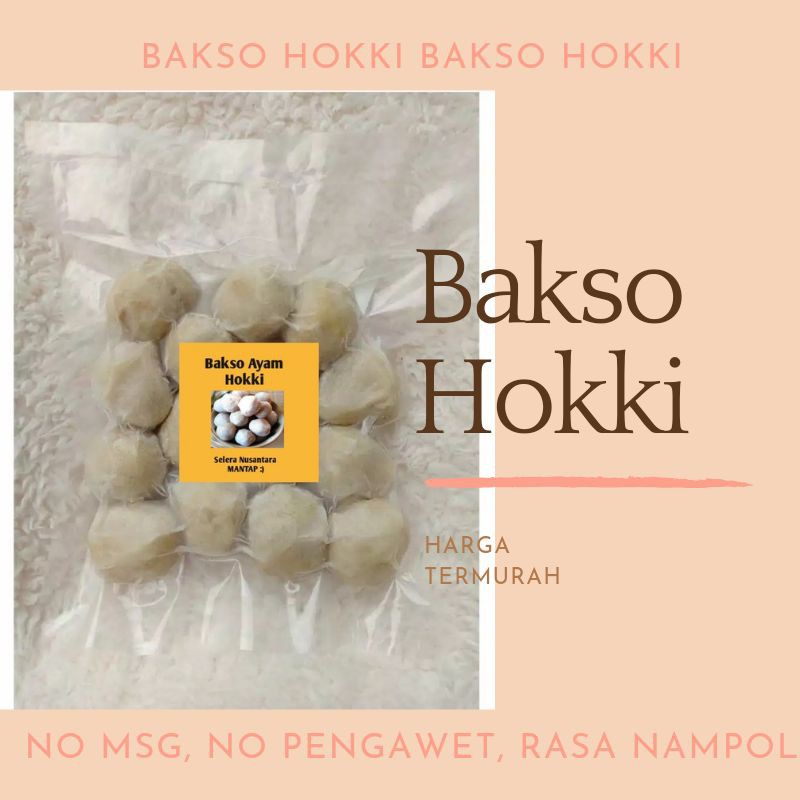 

Bakso Ayam NO MSG Kualitas PREMIUM Min Order 15/pcs