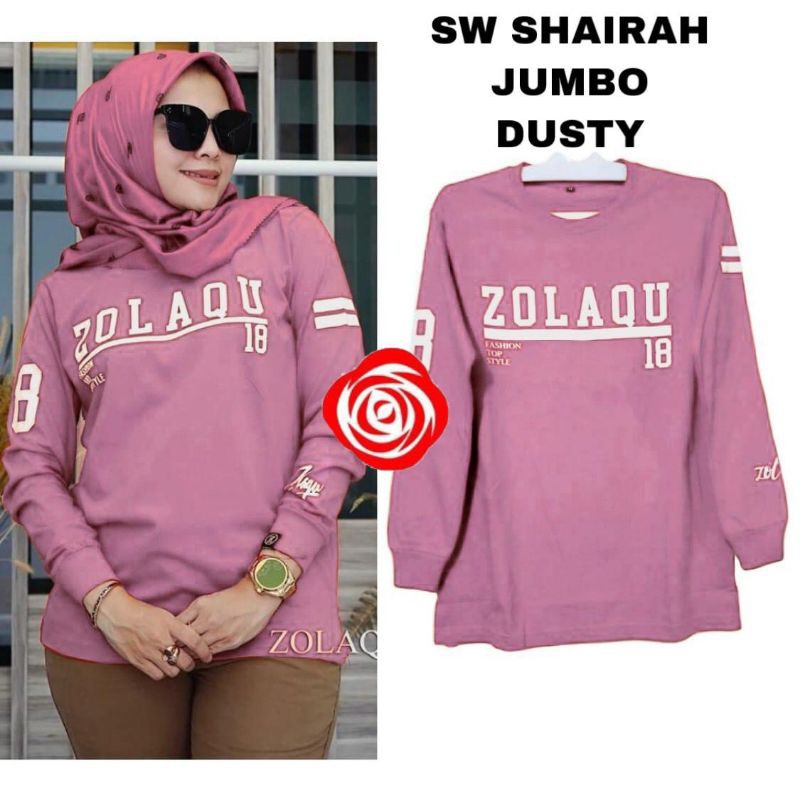 BLOUSE ATASAN ZOLAQU 3UKURAN L/XL/XXL  (GOOD QUALITY)-SHAIRA DUSTY