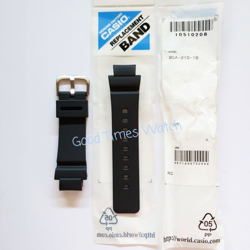STRAP BABY-G BGA-210-1B BGA 210 Casio Original