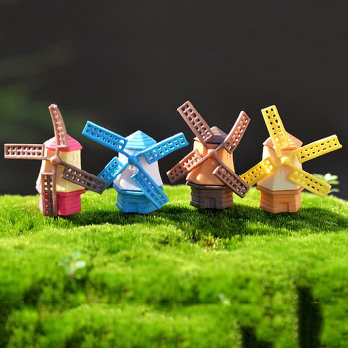 Miniatures - Terrariums - Fairy Garden - Windmill House