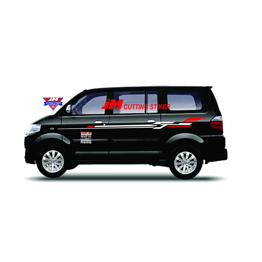 Stiker mobil suzuki apv sticker mobil apv cutting stiker mobil apv grand max