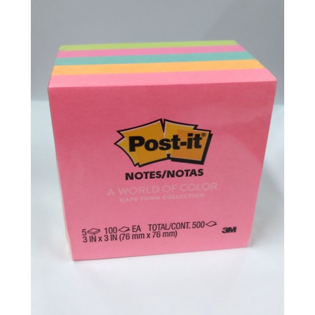 

3M POST IT 654-5PK / MEMO TEMPEL STICKY NOTE / PAK