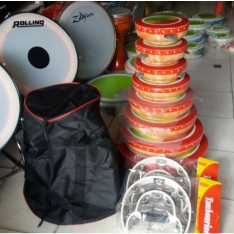 Genjring / Rebana Qasidah Keramik Susun 8