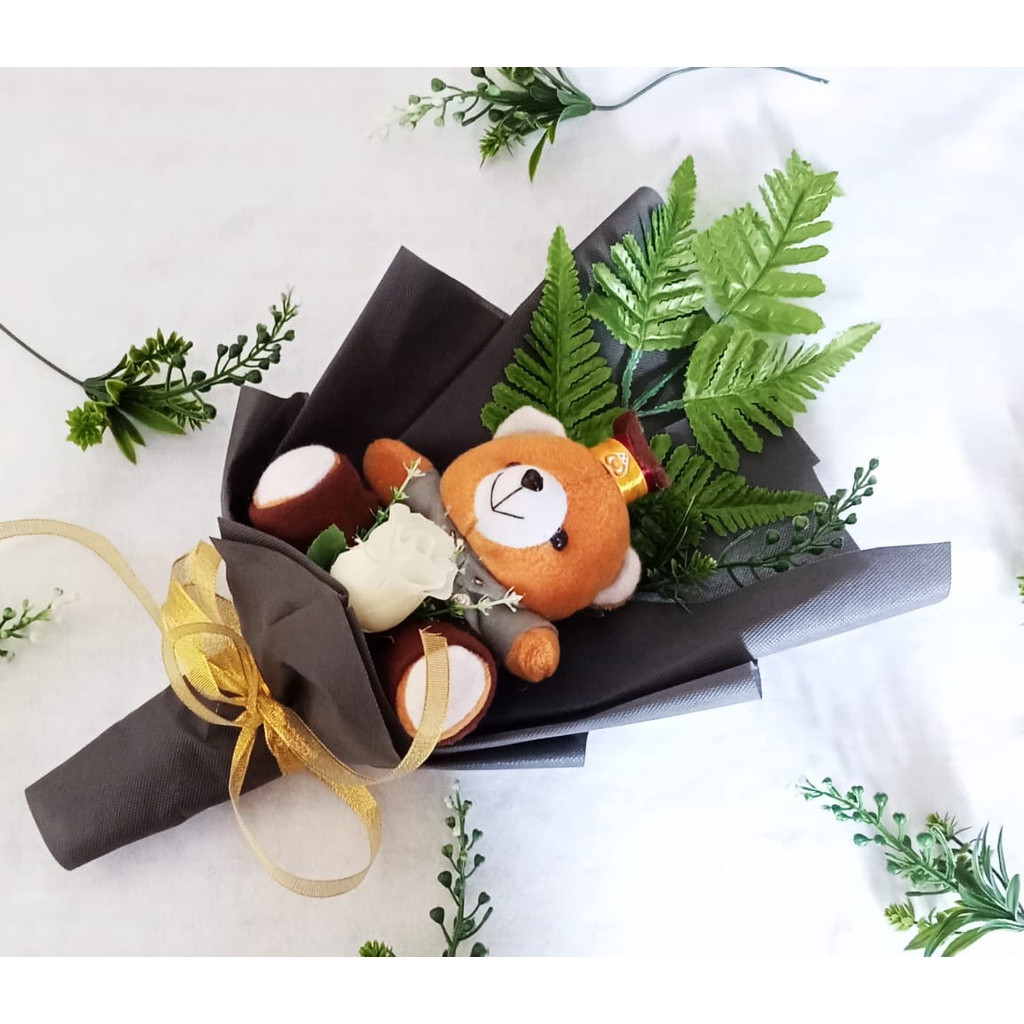 BUKET POLISI /BONEKA PROFESI POLISI /BONEKA WISUDA / KADO WISUDA / KADO ULTAH