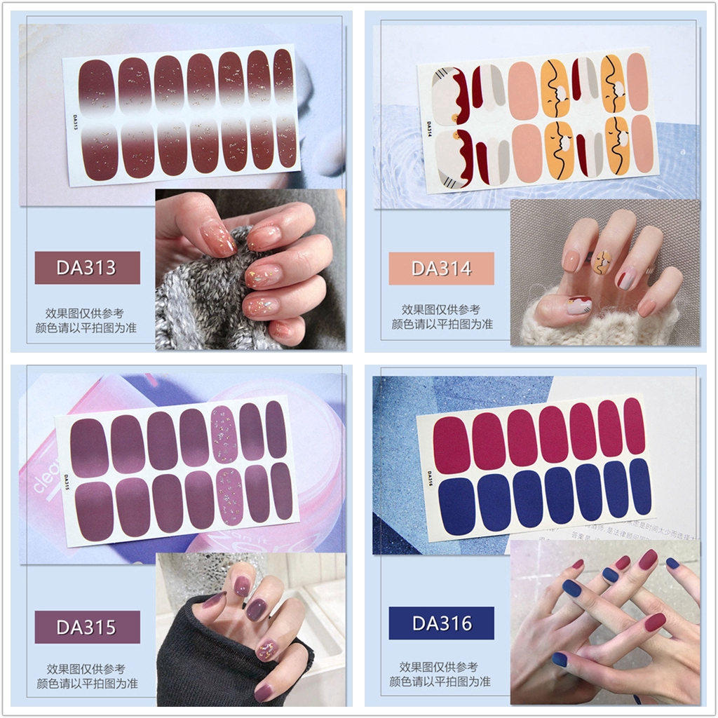 Da Stiker Kuku 3D Anti Air untuk Manicure