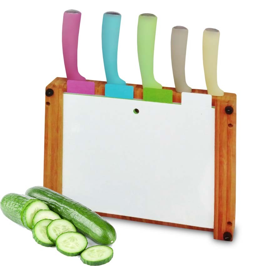 Oxone Ox-616 Fancy Knife  Board Set Ox 616 Pisau Dapur Tempat Bagus Talenan Papan Kuat Hadiah Potong