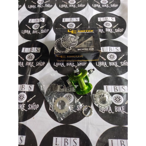 HUB UNITED TK-10 TK10 FIXIE 32 HOLE 32H DOLTRAP FIX GEAR HIJAU