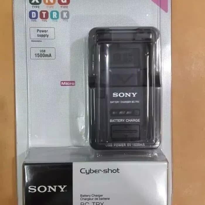 Sony Travel Charger BC-TRX Untuk Baterai NP-BD1 BG1 BN1 BX1 FD1 FG1 FE1 FR1 FT1