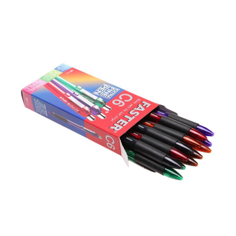 TOKO21GROSIR--PULPEN FASTER C6 (12 pcs)