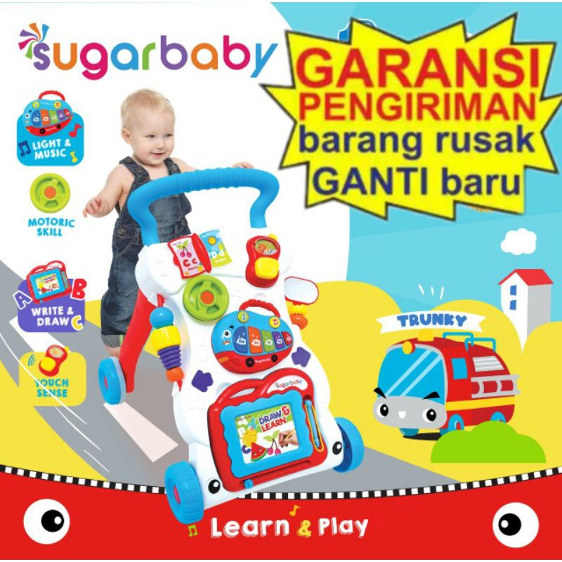 Sugar Baby Mini Car Push Walker (Baby Walker) Alat Bantu Bayi Berjalan Mainan Bayi Dorong Original Sugarbaby Sugarbaby Mini car push walker(Baby Walker)Sugar Baby Mini Car Push Walker (Baby Walker)Sugarbaby mini cars push walker, Baby alat bantu jalan bay