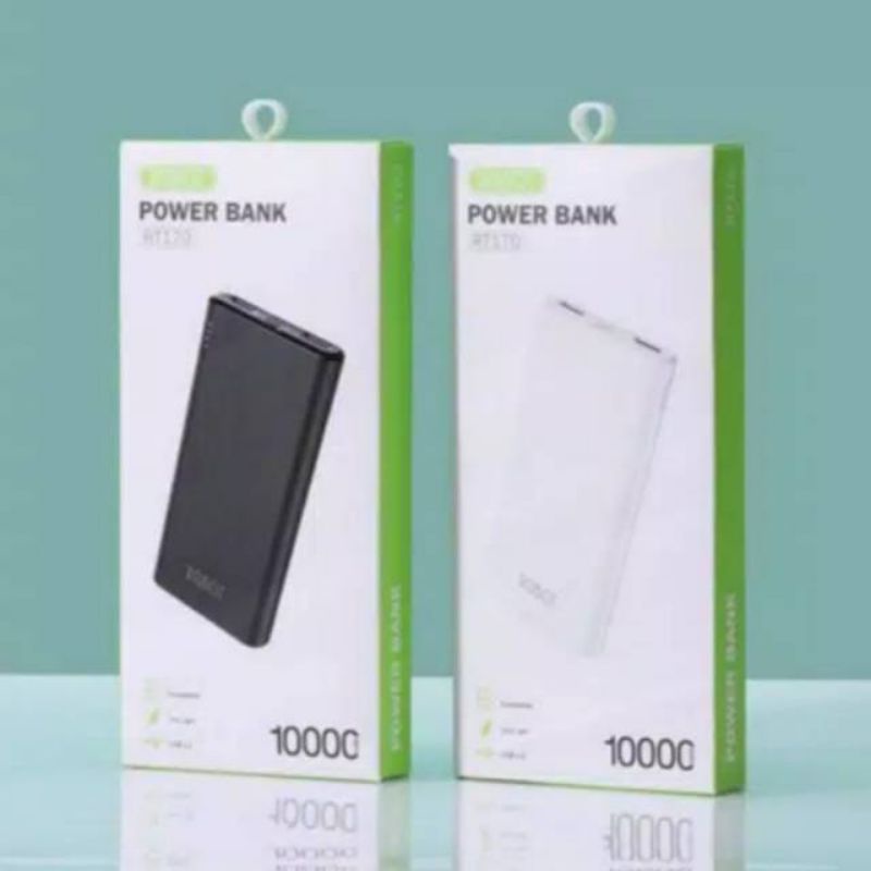 Power Bank Robot RT-130 2Usb 10000 Mah - PB Robot RT-130 2 Port 1000Mah