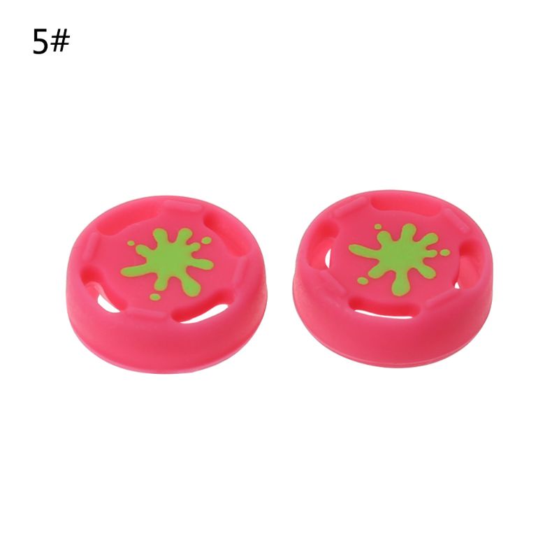 Btsg 2Pack Analog Thumb Grip Caps Cover Pelindung Joystick Kartun Untuk Case Cocok Untuk Switch NS Controller Thumbstick for