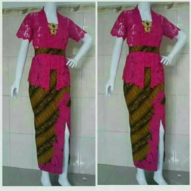 Kebaya kancing depan