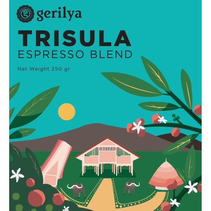 

[ COD ] Trisula Espresso Blend 100% Arabica 250 gram FREE ONGKIR Kode 120