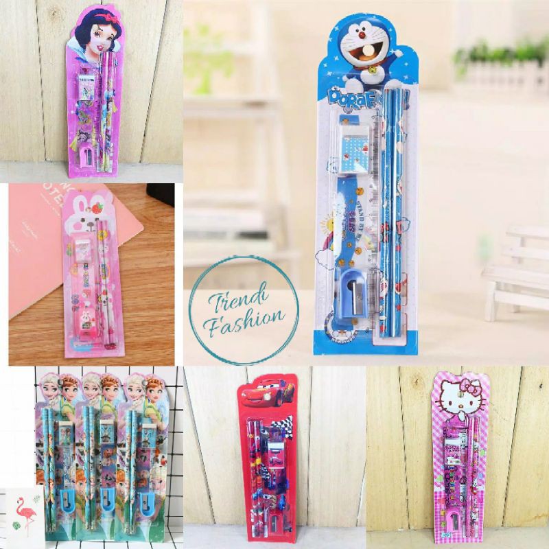 

Pensil Set Alat Tulis 5in1 Stationery