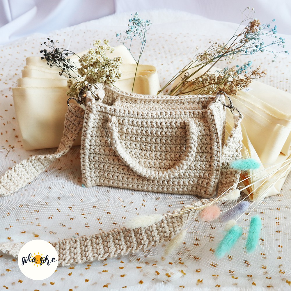 Raven - Tas Selempang Rajut