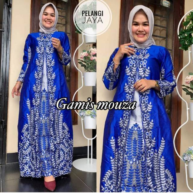 Kebaya gamis set taffeta mouza pelangi jaya 12 / / kebaya wisuda / kebaya pesta / kebaya terlaris / 