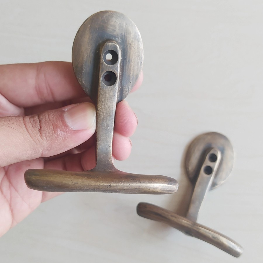 Kapstok Kuningan / Gantungan Baju / Gantungan Kunci / Kapstok T