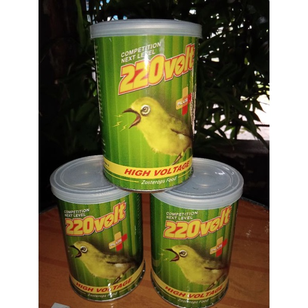 220 volt pakan burung pleci