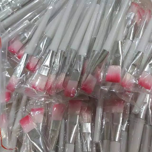 Kuas Masker Brush Warna Pink kuas masker wajah