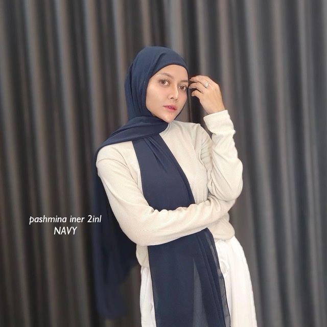 PASHMINA INNER 2IN1 // PASHMINA MALAY // PASH INSTAN