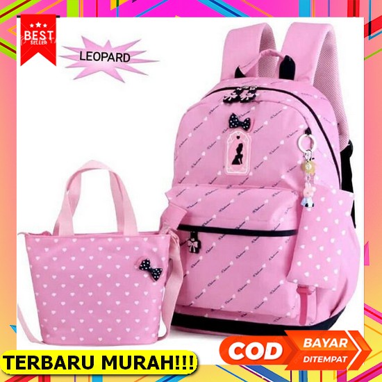 Amy - Tas Anak Korea Perempuan Ransel Korea Anak Perempuan Import Unicorn Terbaru 2021 Canvas Origin