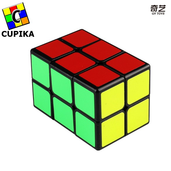 Rubik Floppy 223 2x2x3 Qiyi Qidi ghost Blackbase Original