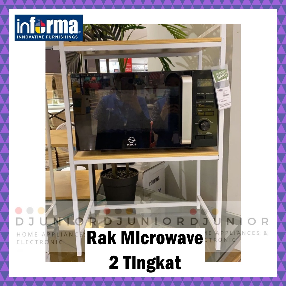 INFORMA - RAK MICROWAVE 1 / 2 SUSUN / RAK BUMBU DAPUR / STORAGE RACK 1 / 2 TINGKAT