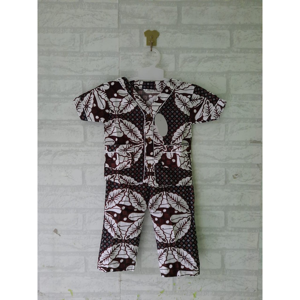 SETELAN PIYAMA BATIK ANAK