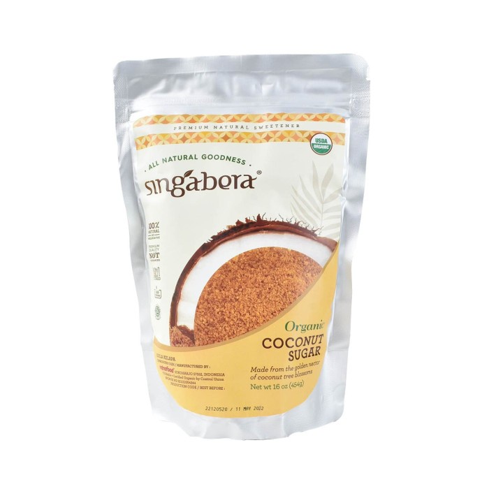 

ds001vv Singabera Organic Coconut Sugar (Gula Kelapa Organik) - 454G Fsfs201