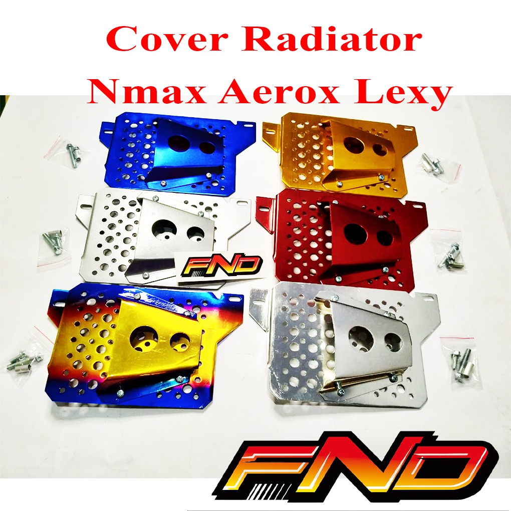 TUTUP COVER PELINDUNG RADIATOR NMAX OLD 2019 KEBAWAH NMAX AEROX LEXI MODEL AIR SCOPE BAHAN CNC PLAT