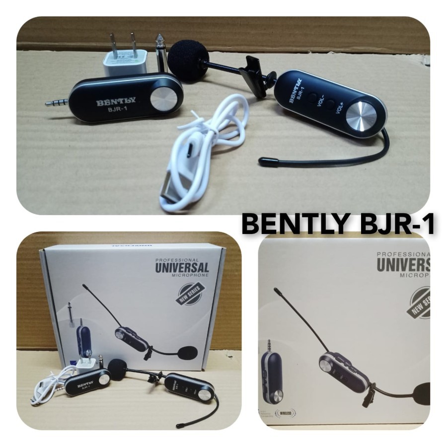 MIC WIRELESS CLIP ON BENTLY BJR-1 MIC JEPIT BENTLY BJR 1