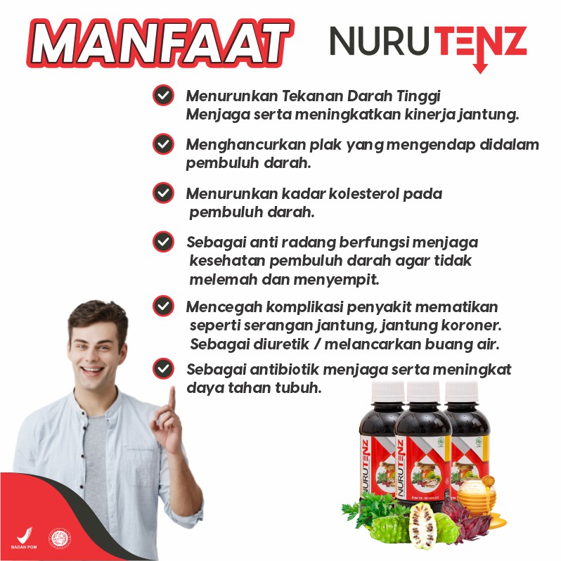 Madu Nurutenz Asli Obat Herbal Penurun Tekanan Darah Tinggi Hipertensi Herbal Jantung Madu Nurutens Shopee Indonesia